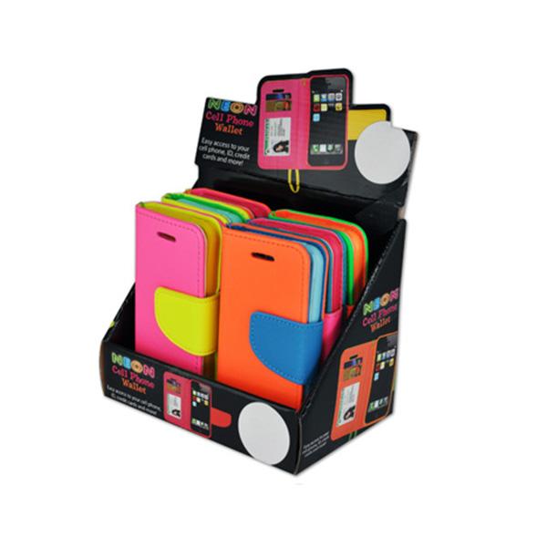 Neon Bookfold Cell Cases (6 ct) - Sku BTS-020271