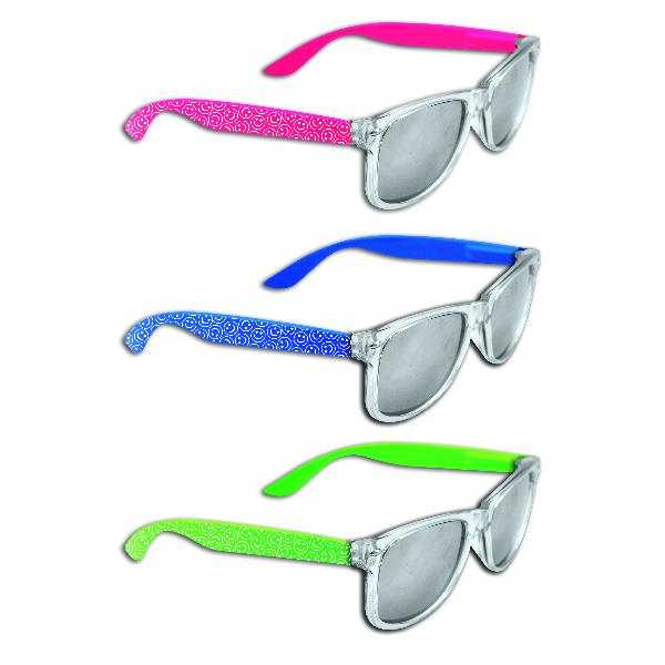 Neon Smile Crystal Kids Sunglasses (Dozen) - Sku BTS-029045