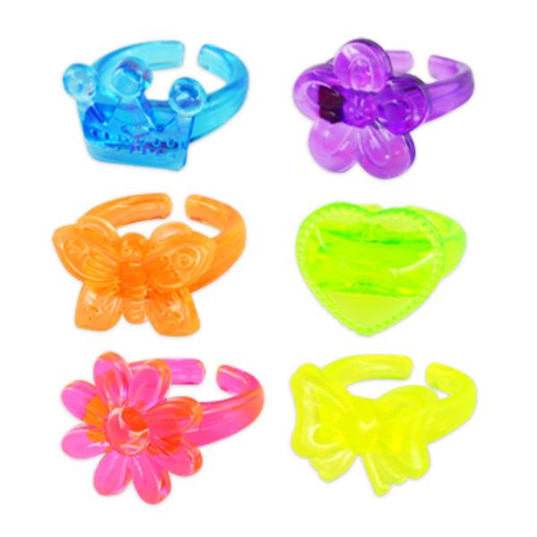 Assorted Shape Rings (Bag of 24 Pieces)