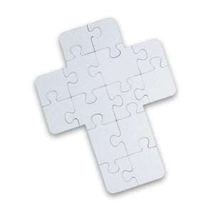 DIY Cross Puzzle Class Pack (Bag of 24) - Sku BTS-KP3500