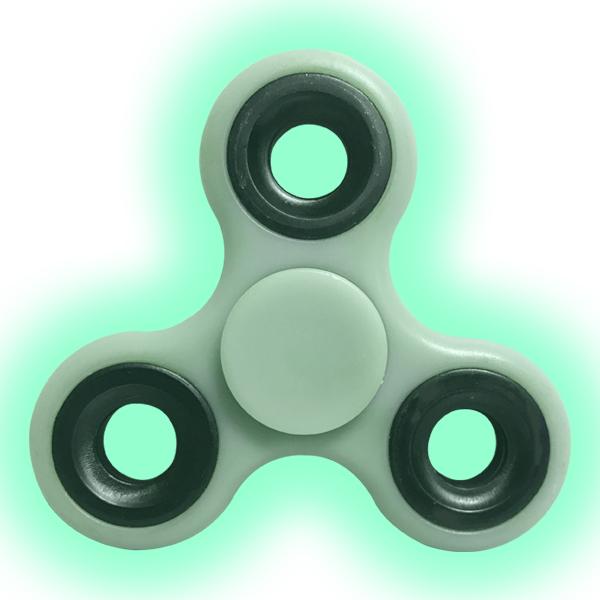 Green Glow-in-the-Dark Fidgetz Spinner - Sku BTS-001249