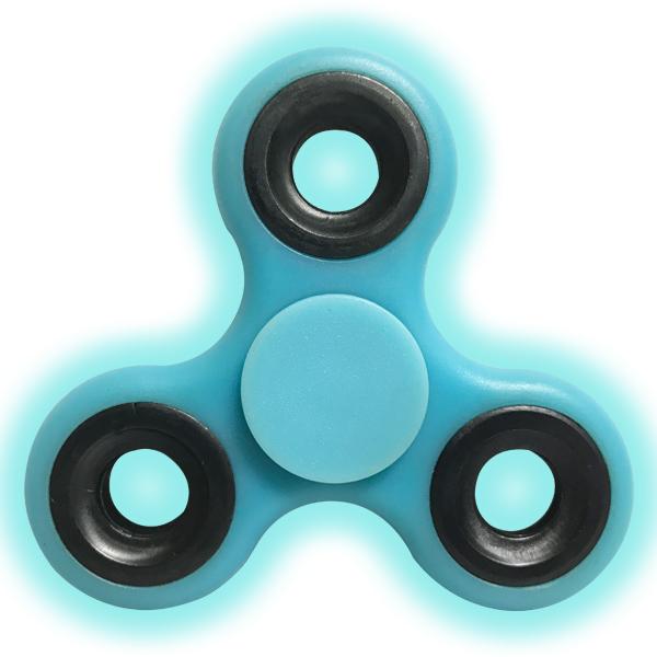 Teal Glow-in-the-Dark Fidgetz Spinner - Sku BTS-001262