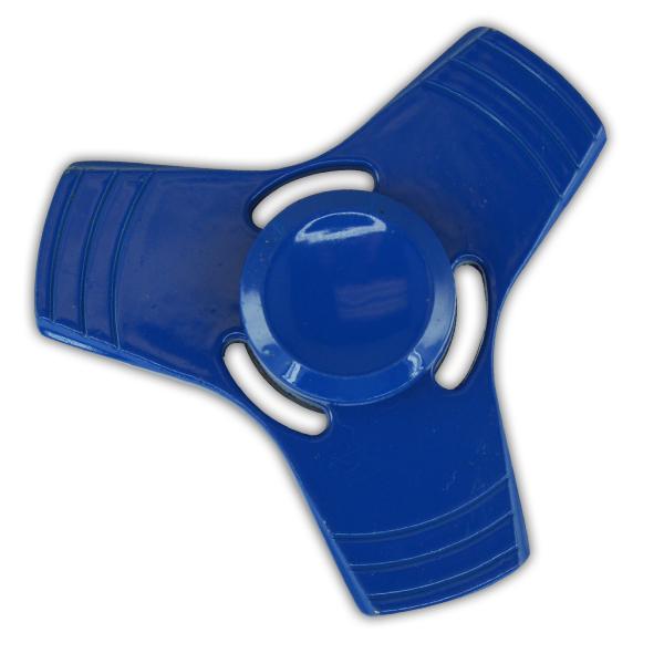 Square Metal Fidgetz Spinner (Blue) - Sku BTS-001321