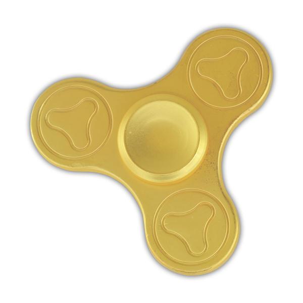 Round Metal Fidgetz Spinner (Gold) - Sku BTS-001322