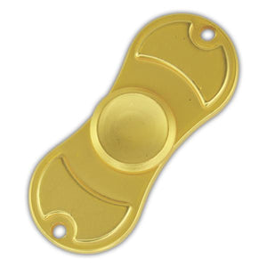 Two Prong Metal Fidgetz Spinner (Gold) - Bulk Toy Store