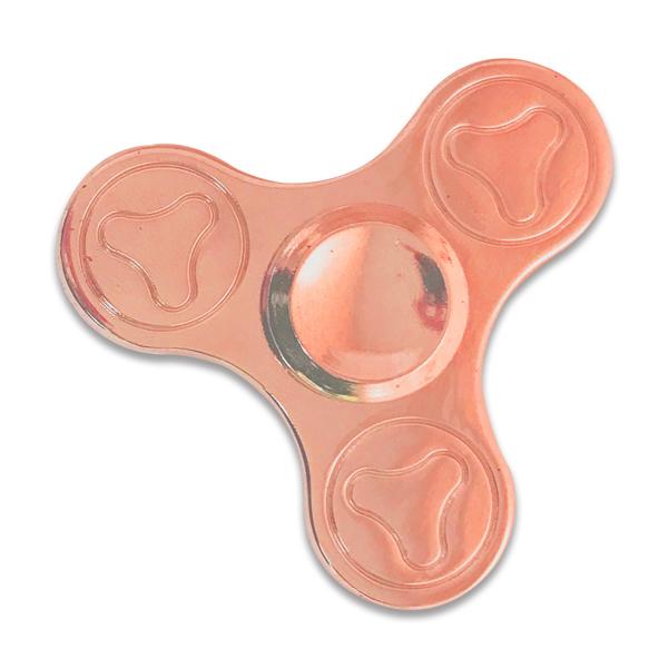 Round Metal Fidgetz Spinner (Rose Gold) - Sku BTS-001326