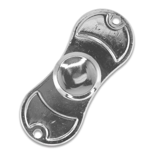 Two Prong Metal Fidgetz Spinner (Silver) - Sku BTS-001327