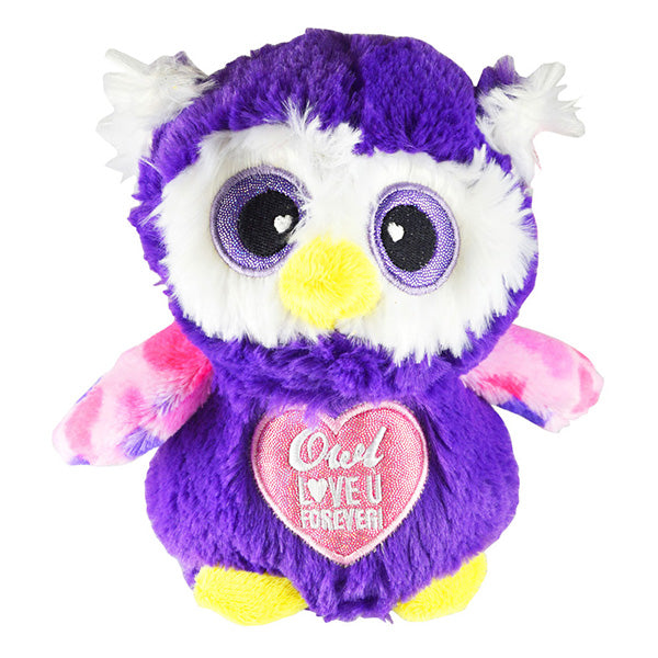 Owl Love U Forever Purple Stuffed Owl - Sku BTS-001689