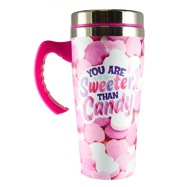 You Are Sweeter Than Candy Travel Coffee Mug - Sku BTS-002738