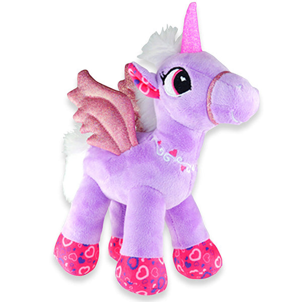 Purple Love Stuffed Unicorn Toy - Sku BTS-002740