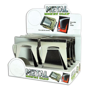 Metal Money Clips (8 per display) - Sku BTS-020041