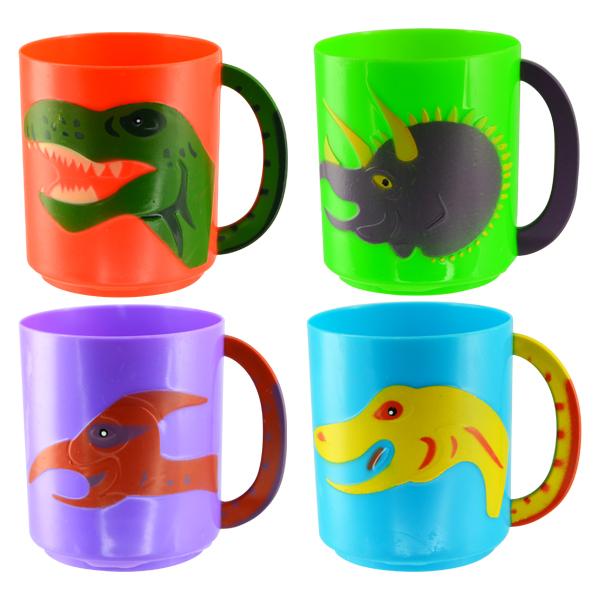 Dinosaur Mugs (12ct) - Sku BTS-020552