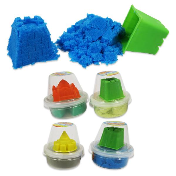 Mini Magic Sand with Castle Molds (12 ct) - Sku BTS-021353