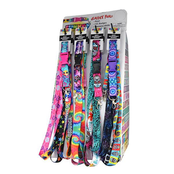 FunKey Printed Lanyards (12 per display) - Sku BTS-022848