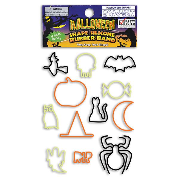 Halloween Silicone Shape Bands (Each)