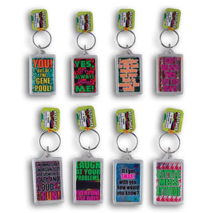Attitude Key Chains - Discount at Bulk Toy Store