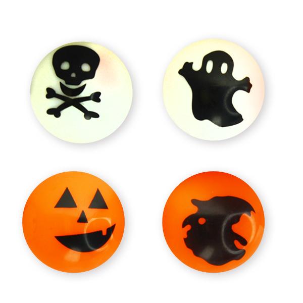 Flashing Halloween Bounce Balls (one dozen) - Sku BTS-028328