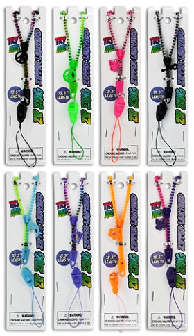 Zip Zing Zipper Lanyards (One Dozen) - Sku BTS-029253