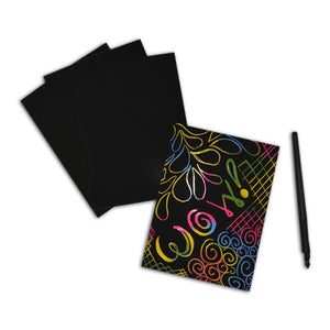 Magic Rainbow Scratch & Sketch Stationary Sets (One Dozen) - Sku BTS-029560