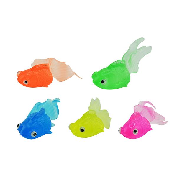 Colorful Tpr Goldfish (12ct) - Sku BTS-029781