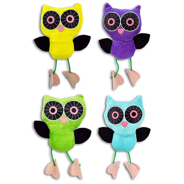 Stuffed Owls with Dangling Feet (12ct) - Sku BTS-029822