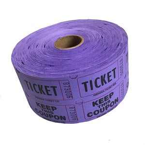 Double Tickets / Purple (Roll of 2,000)