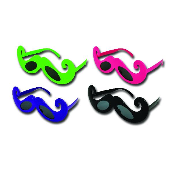 Mustache Sunglasses One Dozen by Bulk Toy Store