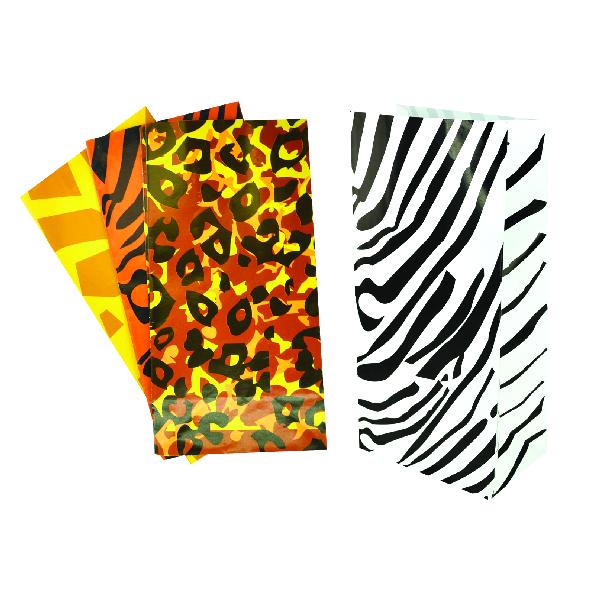 Safari Print Paper Gift Bags (12 ct) - Sku BTS-020591