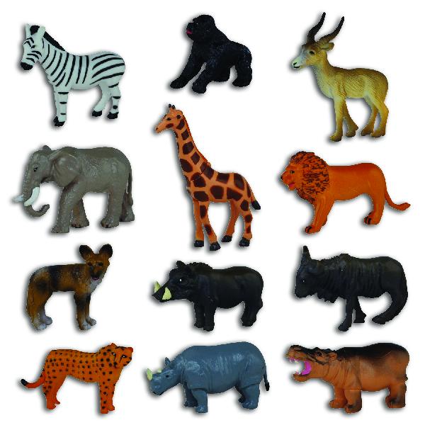 Mini Animal Figurines (Bag of 100) by Bulk Toy Store