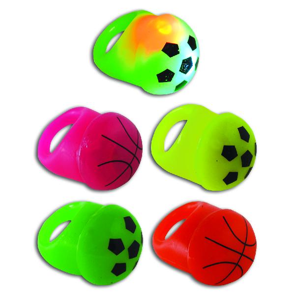 Sporty Light Up Rings (Box of 24) - Sku BTS-028169