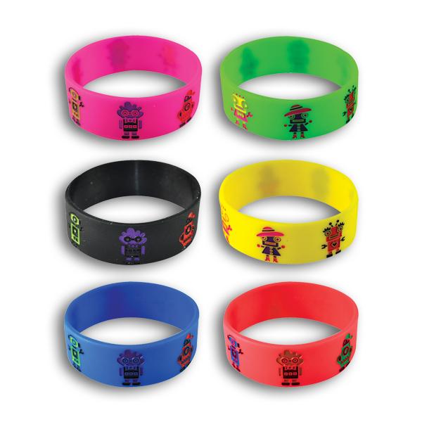 Robot Wristbands (12 ct) - Sku BTS-028284