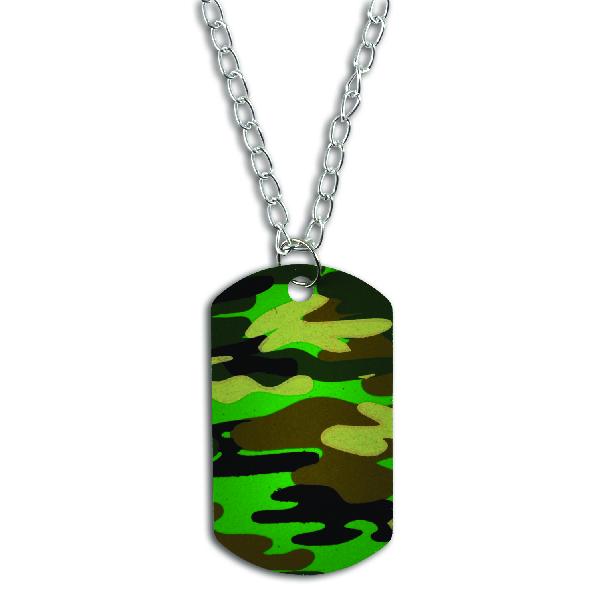 Camo Dog Tags (one dozen) - Sku BTS-028391