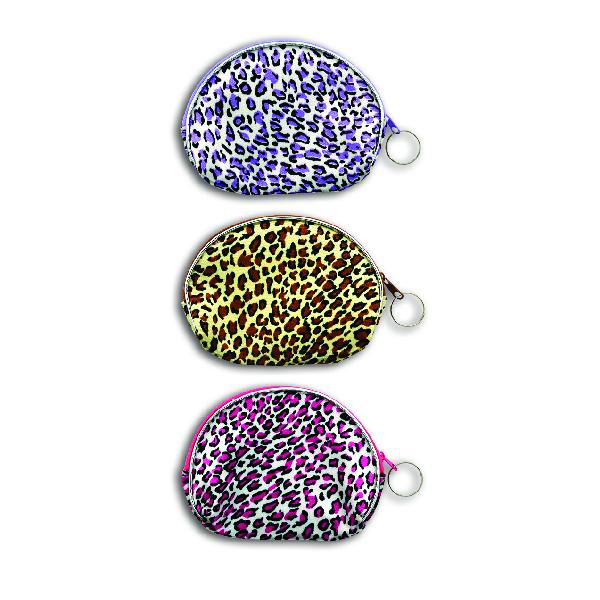 Animal Print Coin Purses (12ct) - Sku BTS-028594