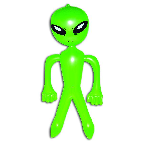 Inflatable Metallic Aliens (Dozen) - Sku BTS-028914