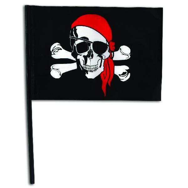 Plastic Pirate Flags (Gross - 144 pcs) - Sku BTS-028918