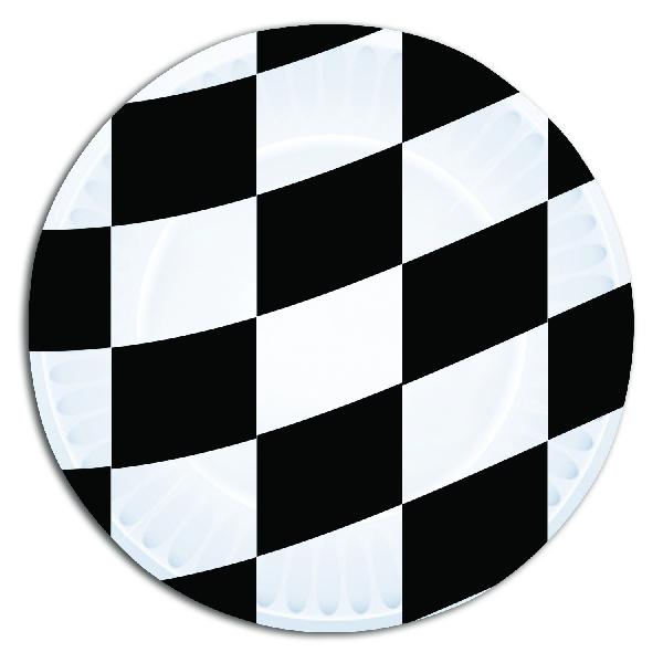 Racing Themed Paper Party Plates (12 ct) - Sku BTS-028975