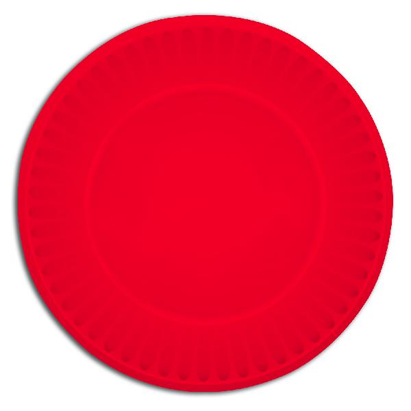 Red Paper Party Plates (12 ct) - Sku BTS-028979