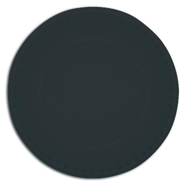 Black Party Plates (One Dozen) - Sku BTS-028983