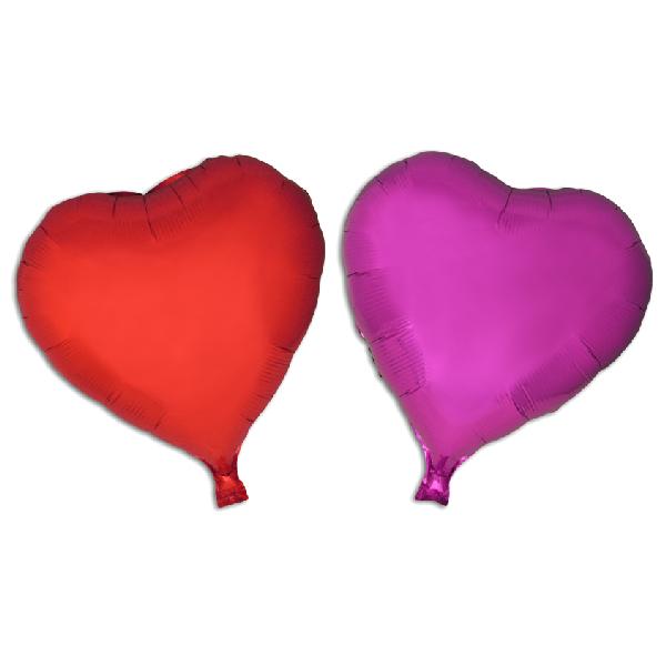 Mylar Heart Balloons (6 ct) - Sku BTS-028990