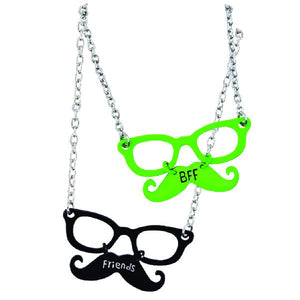 Neon Shades & 'staches Necklaces - On Sale Toys, Novelties and More at BulkToyStore.com