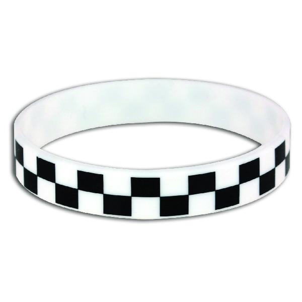 Checkered Flag Wristbands (12 ct) - Sku BTS-029164