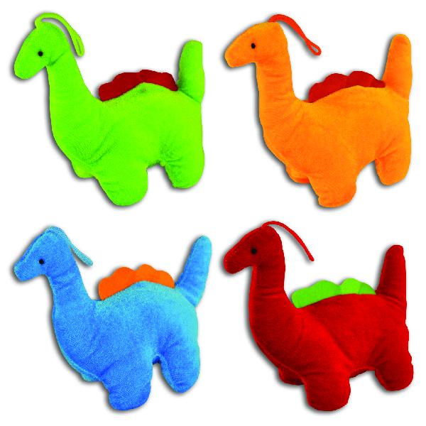 Colorful Stuffed Dinosaurs (12ct) - Sku BTS-029833