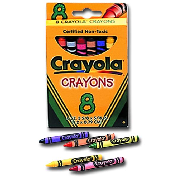 8 Pack Crayola Crayons (one dozen) - Sku BTS-BS8