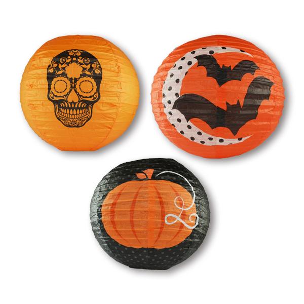 Halloween Paper Lanterns (6 ct) - Sku BTS-KP1077