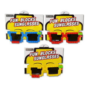 Building Block Sunglasses (12ct) on sale at Bulk Toy Store