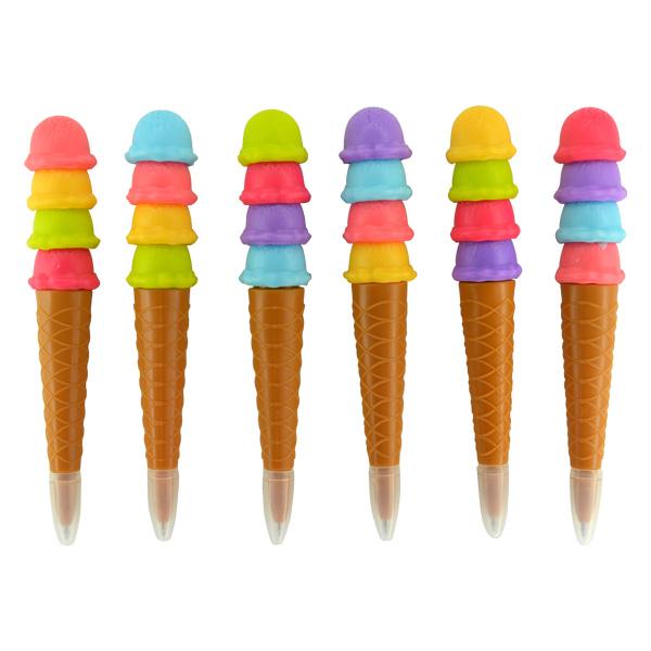 Ice Cream Cone Pens (Box of 24 Pieces)