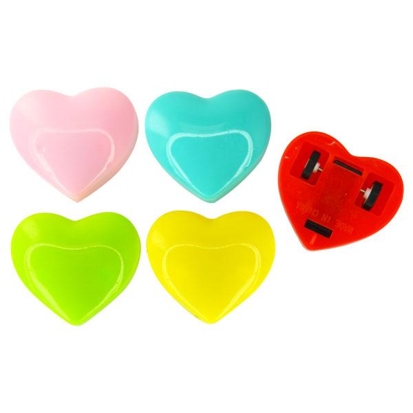 Pull Back Heart Racers (Bag of 12 Pieces)