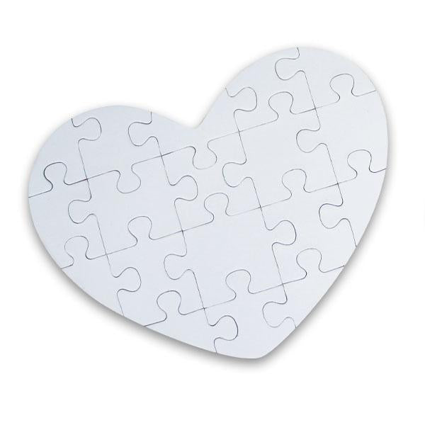 DIY Heart Puzzle Class Pack (Bag of 24 Pieces)