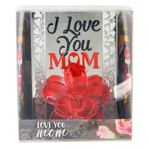 I Love You Mom Small Glass Figurine - Sku BTS-KP3516