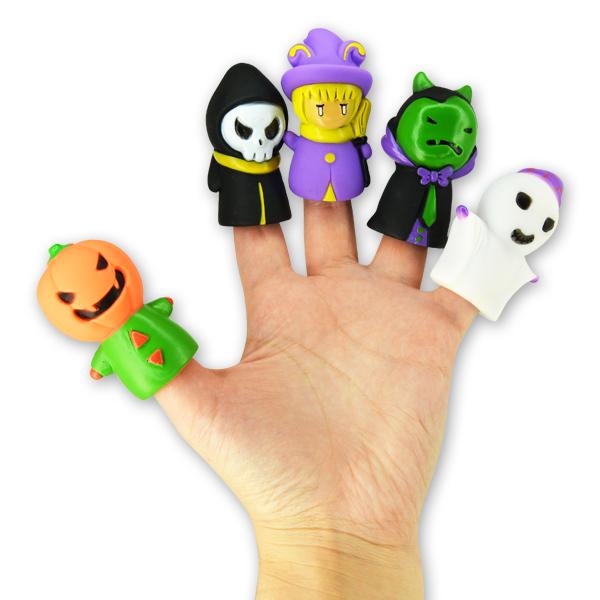 Halloween Finger Puppets (Bag of 10 Pieces)